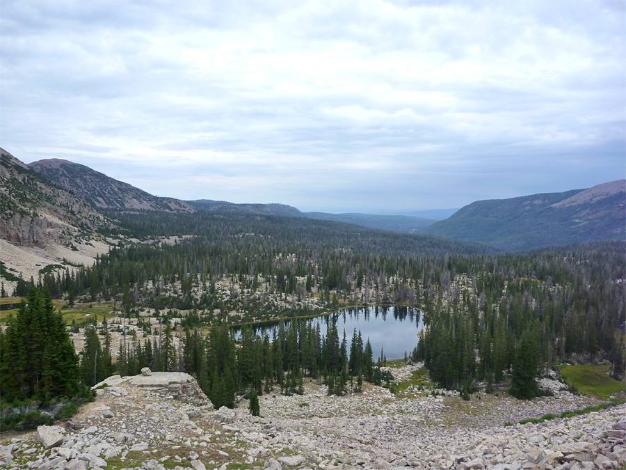 Hillsides above Kamas Lake