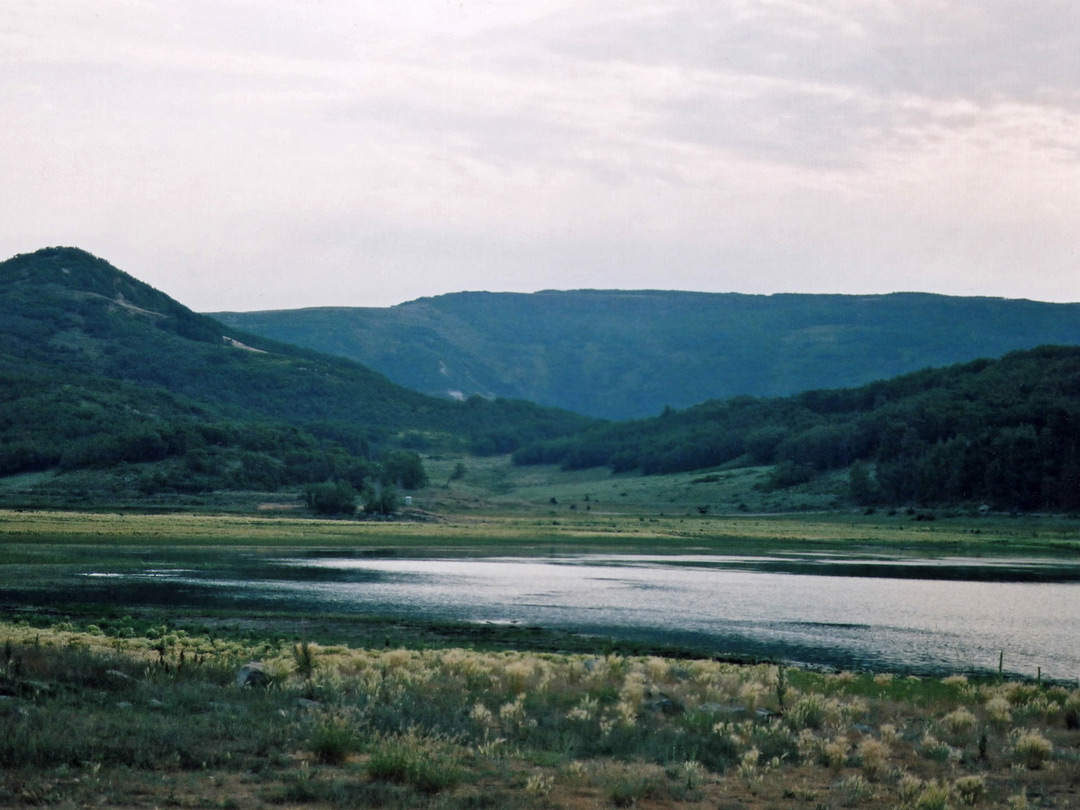 Gloomy day at Kolob Reservoir