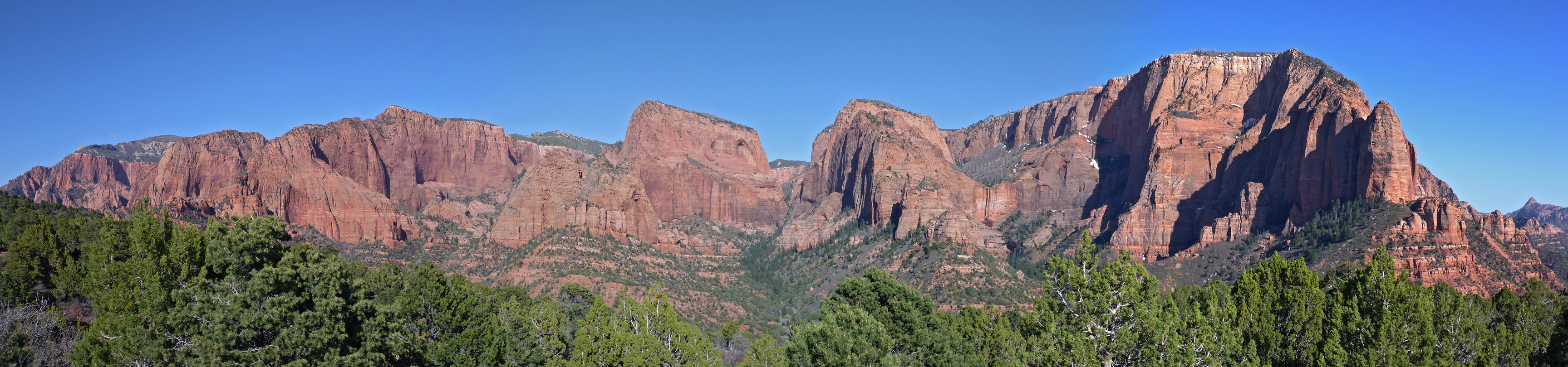 Kolob cliffs and canyons