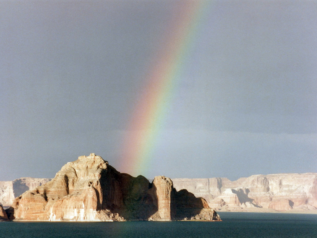 Rainbow over Castle Rock