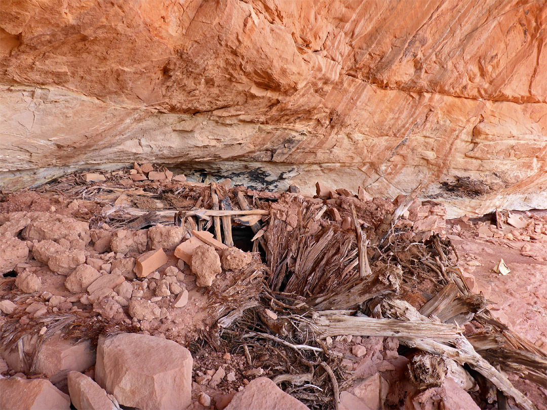 Entrance to the kiva