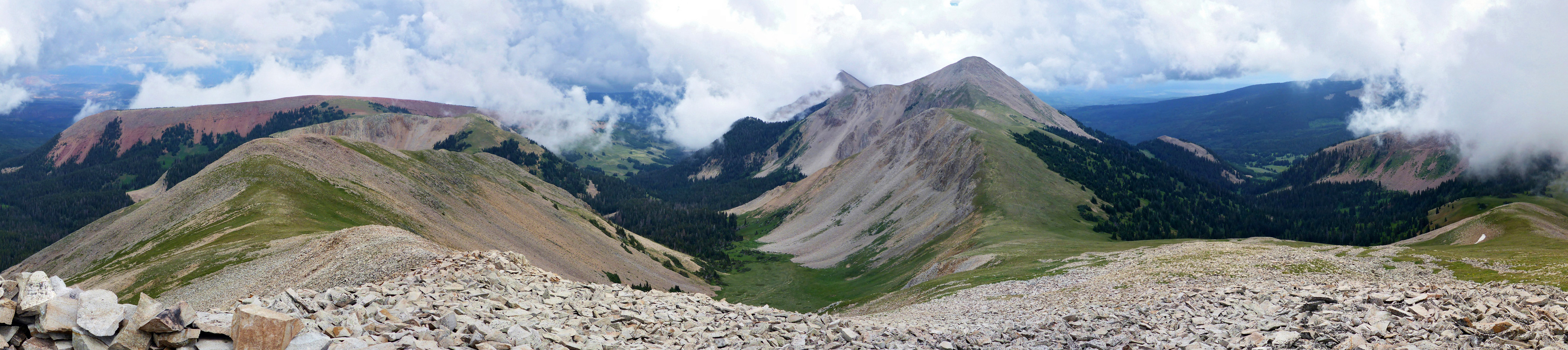 Panorama from the summit