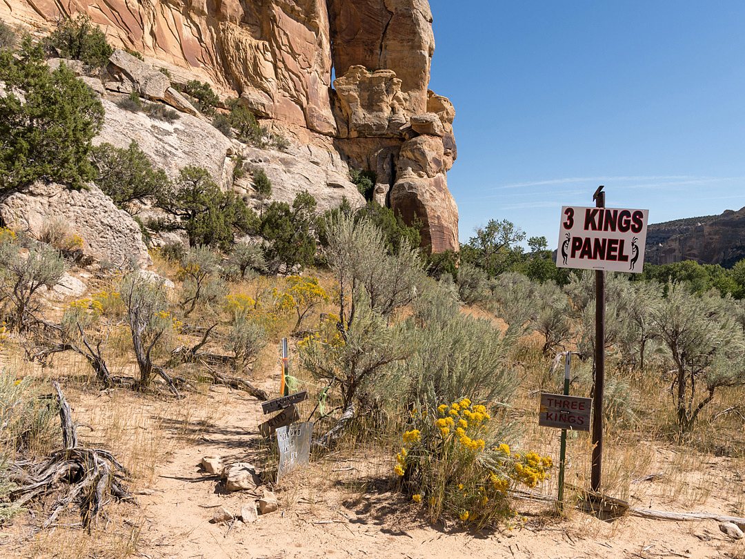 Sign for the three kings