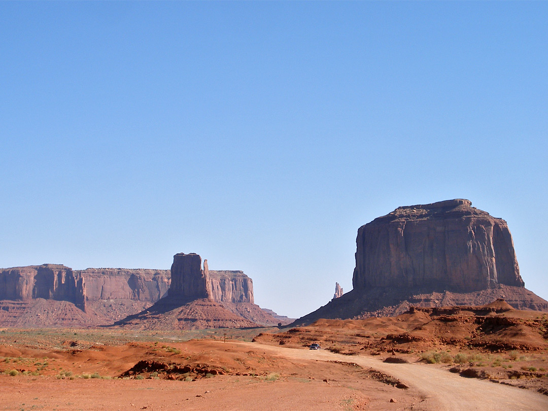 The Three Sisters at Monument Valley Navajo Tribal Park Digital Prints