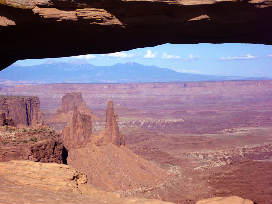 Mesa Arch and the La Sal Mountains