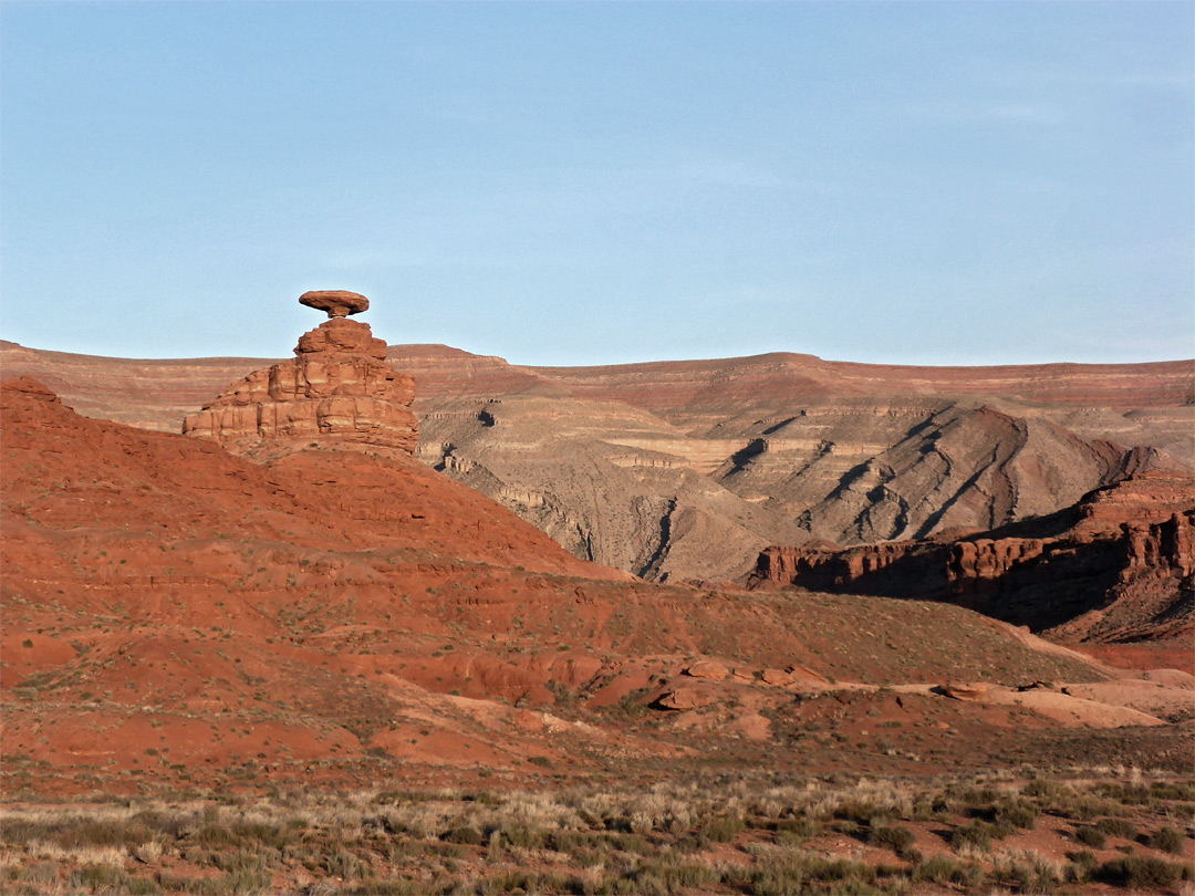 Red rocks at sunset