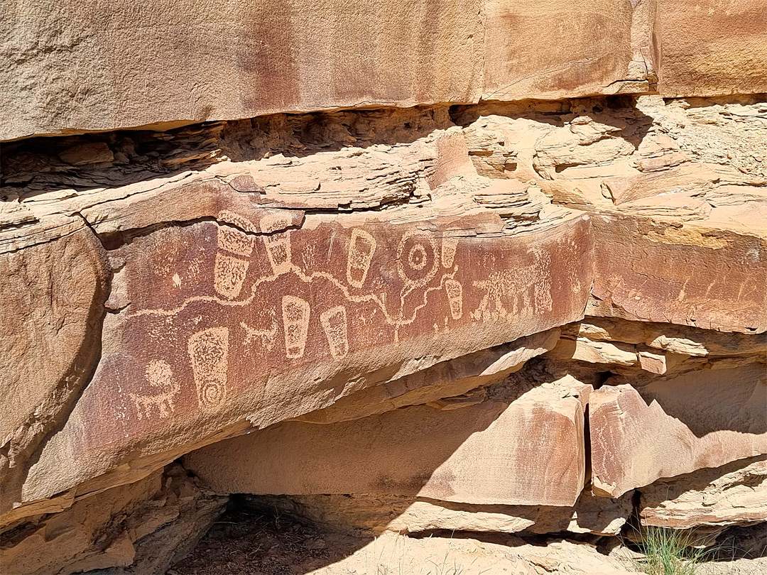 Varied petroglyphs