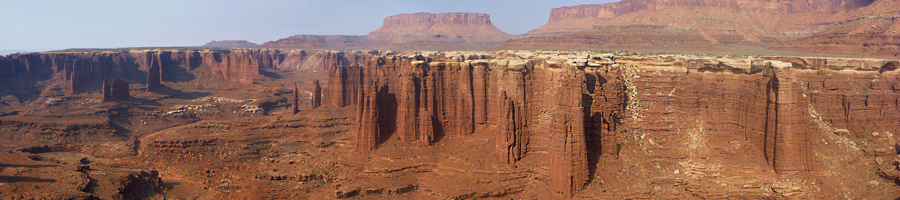 Spires and buttes in Monument Basin