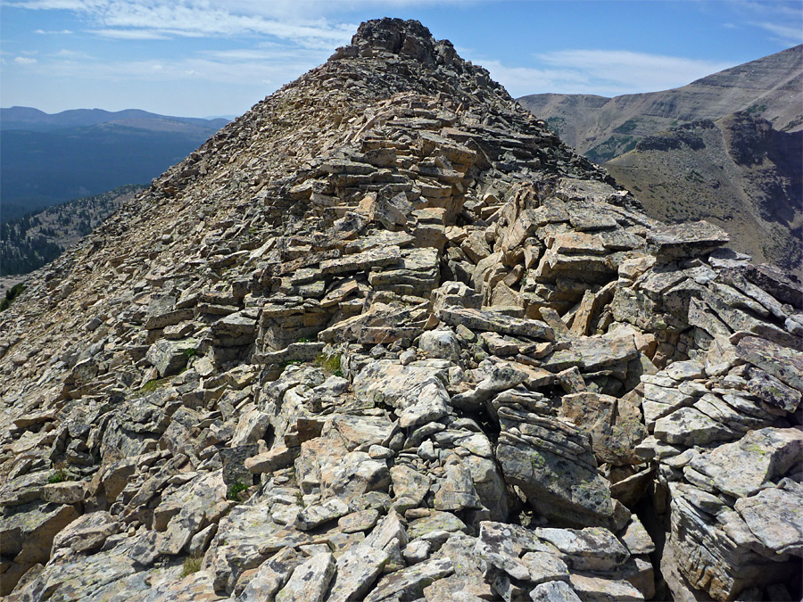 Ridge east of Mount Agassiz