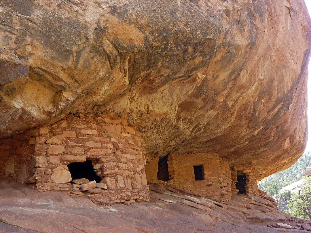 Three granaries