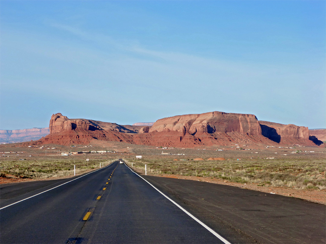 US 163 north of the stateline