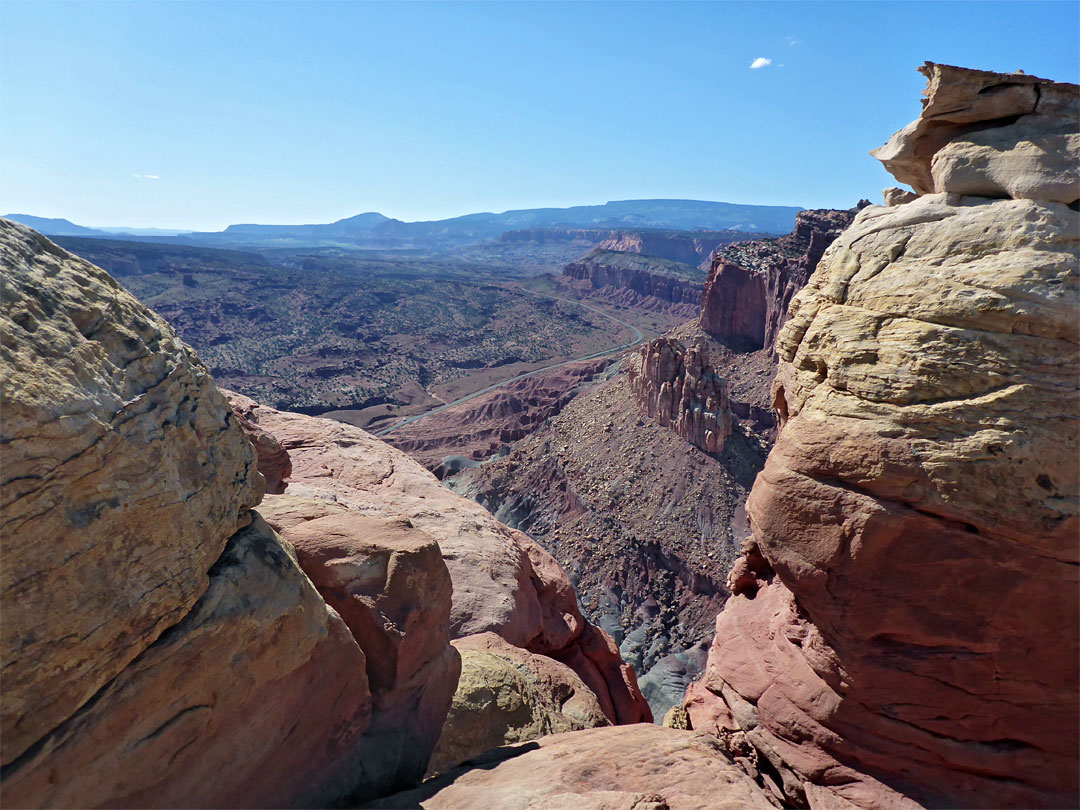 Gap in the cliffs