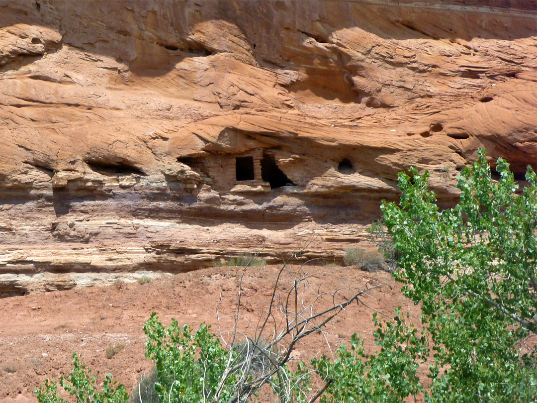 Small ruin above a sand hill