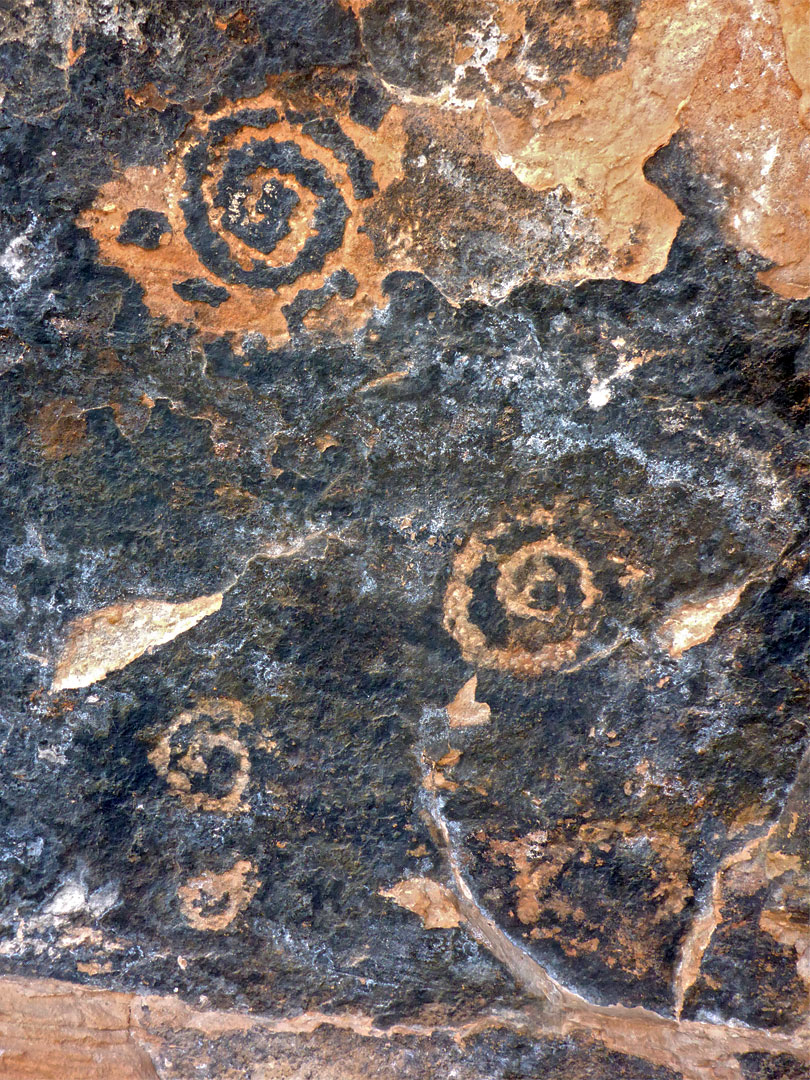 Spiral petroglyphs