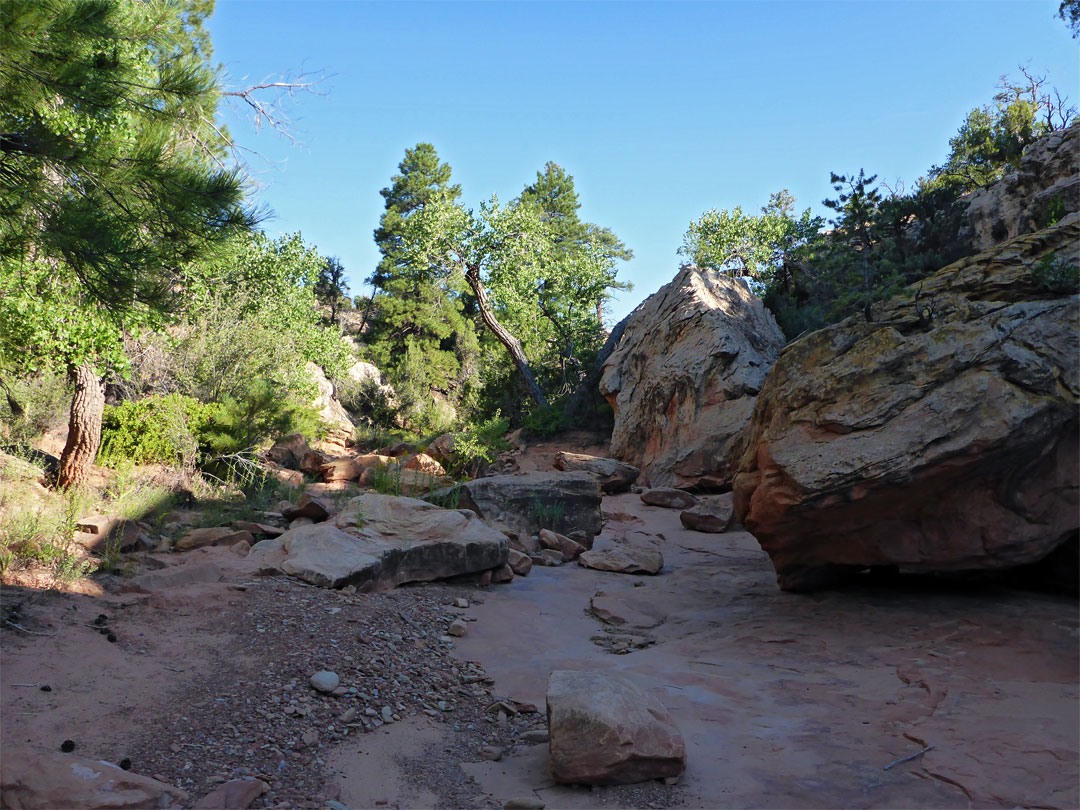 Shallow canyon