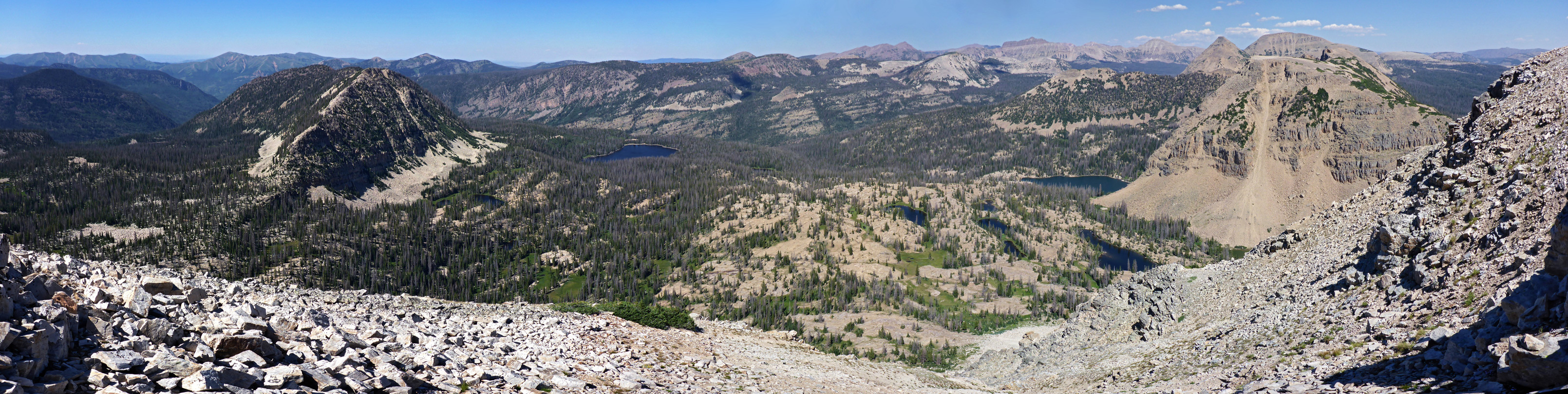 Notch Mountain - view north