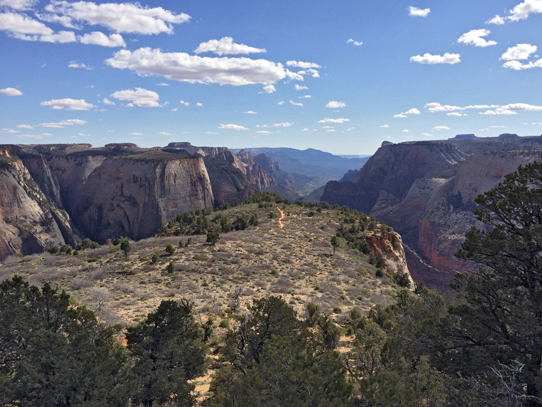 Plateau at the end of the trail