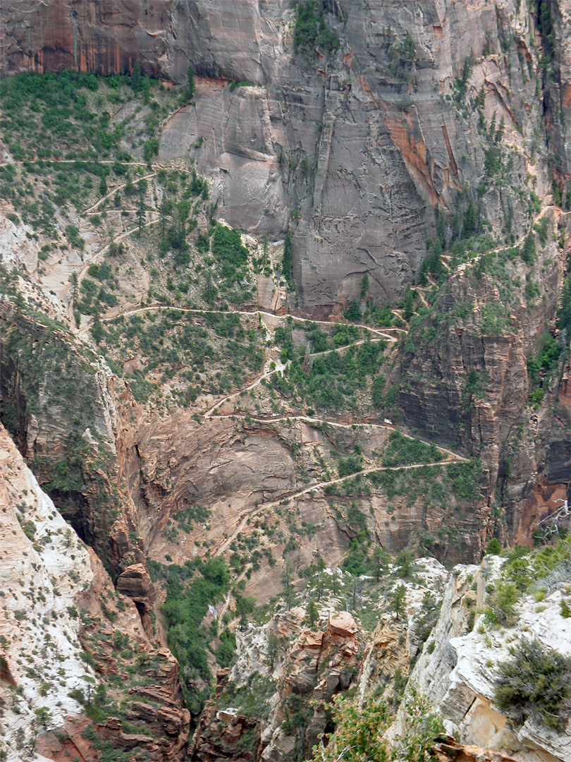 East Rim Trail - switchbacks