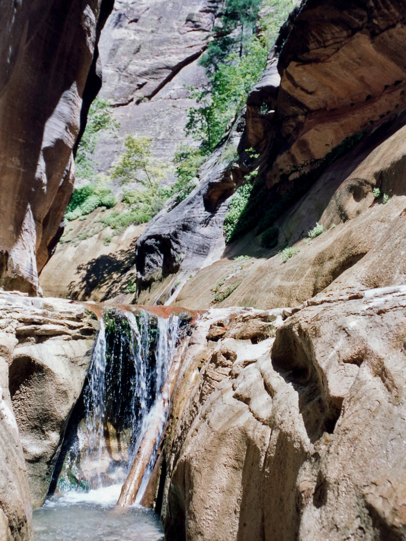 Waterfall in Orderville Canyon