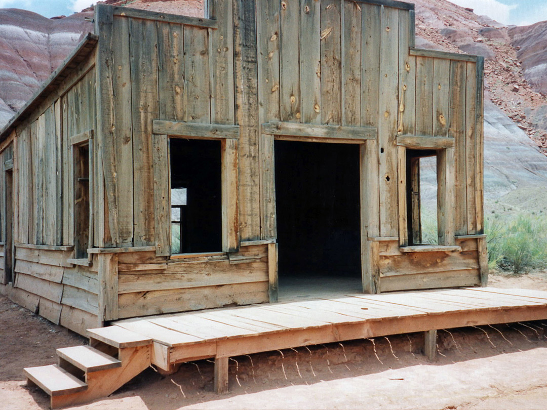 Wooden building at Paria