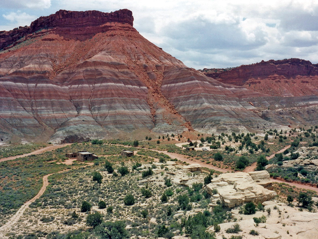 Cliffs around the Paria movie set