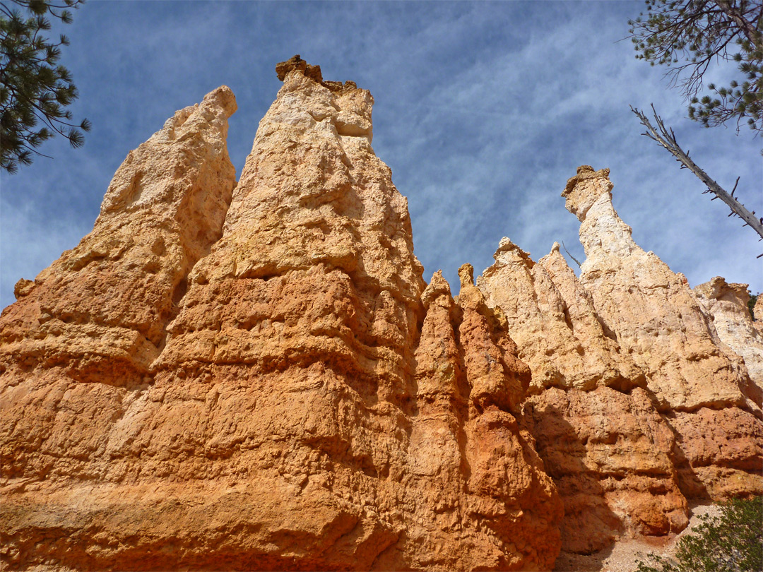 Tall hoodoos