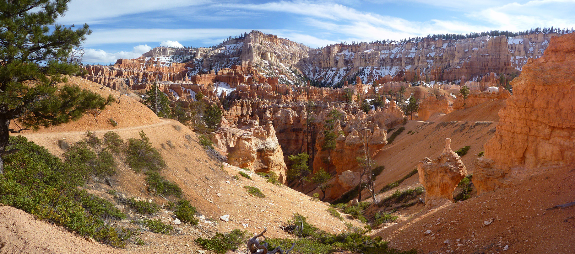 Formations below Bryce Point