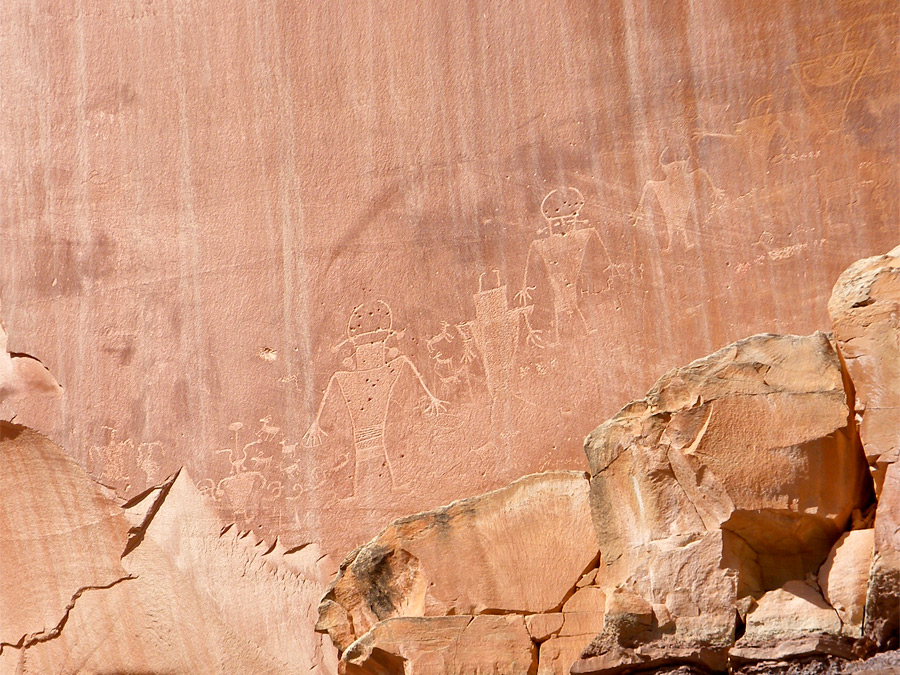 Onderling verbinden Kosciuszko radicaal Petroglyphs near Fruita: Capitol Reef National Park, Utah