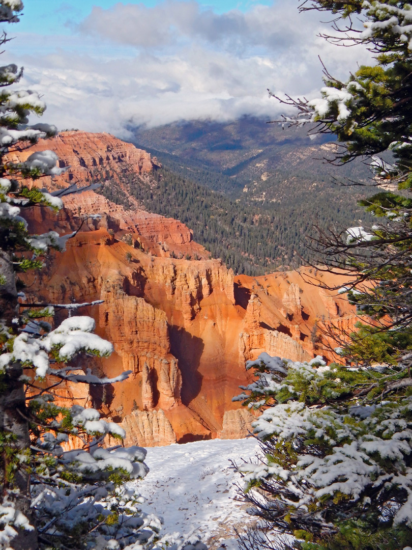 Snow on the rim