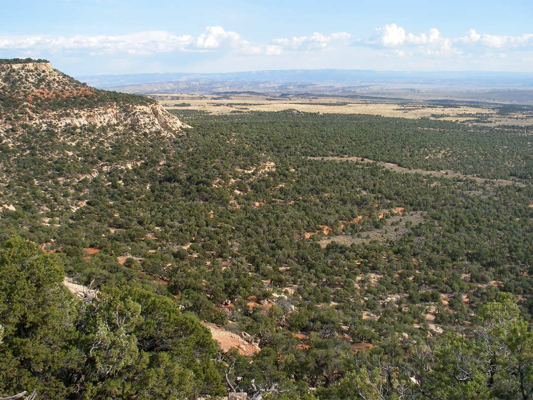 Plug Hat Trail - view south