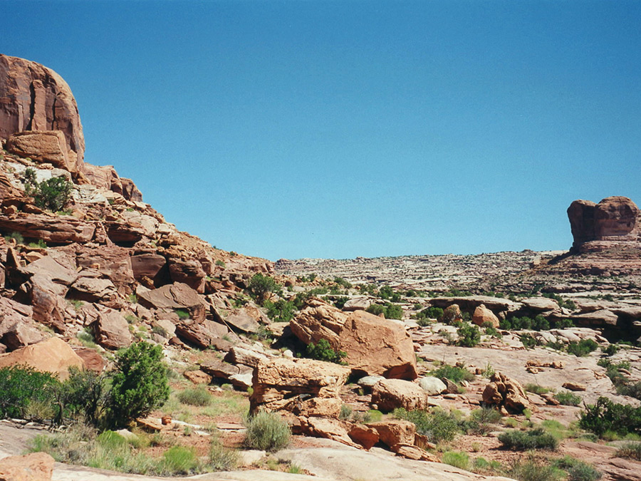 Canyon north of the road