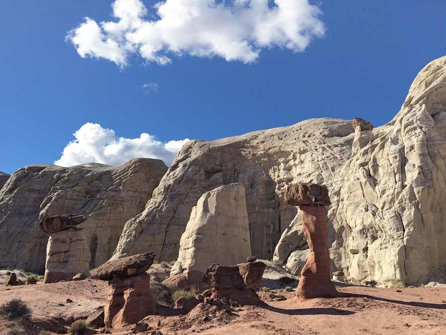 Cliffs and hoodoos