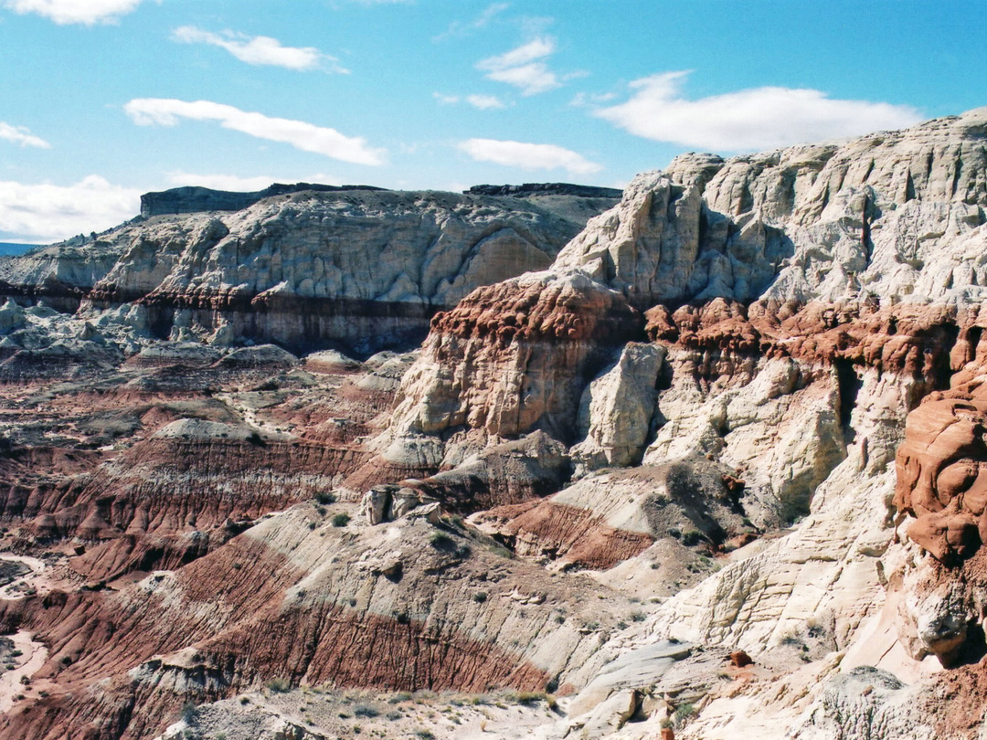 Badlands and hoodoos