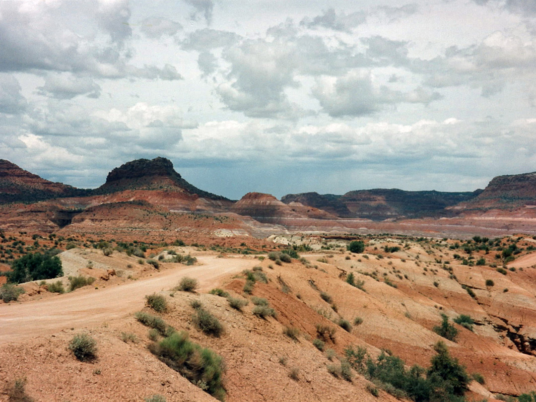 Badlands near Paria