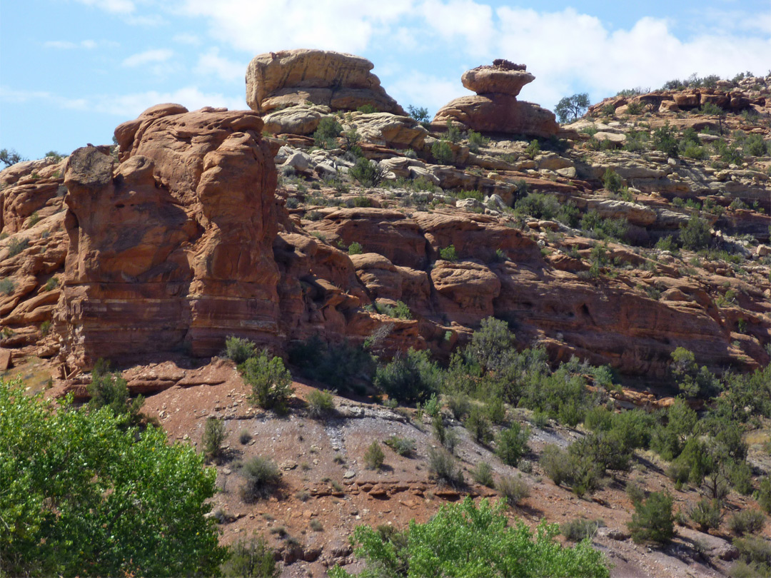 Ruin on a boulder