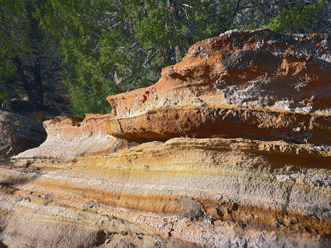 Stripy sandstone