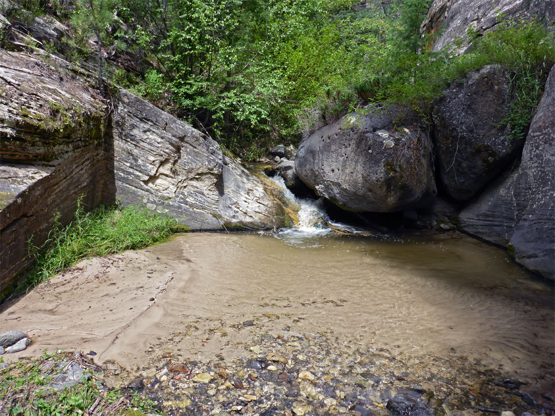 Shallow pool