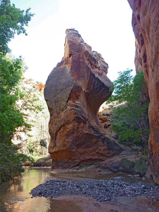 Isolated rock