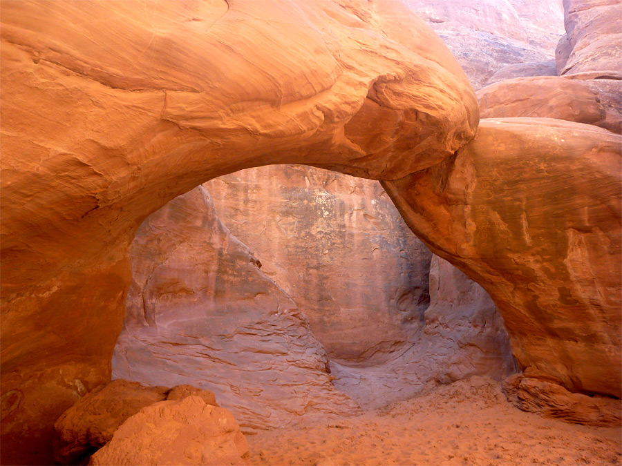 Front of Sand Dune Arch