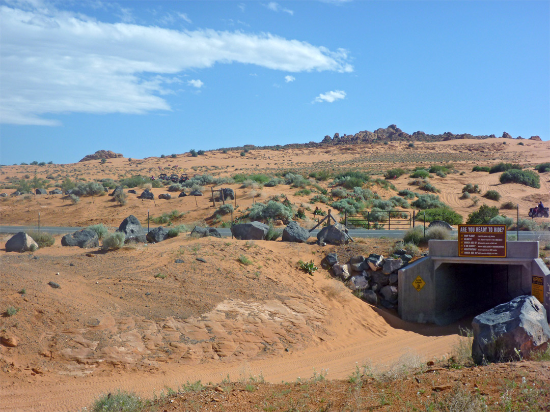 Tunnel to the ORV dunes