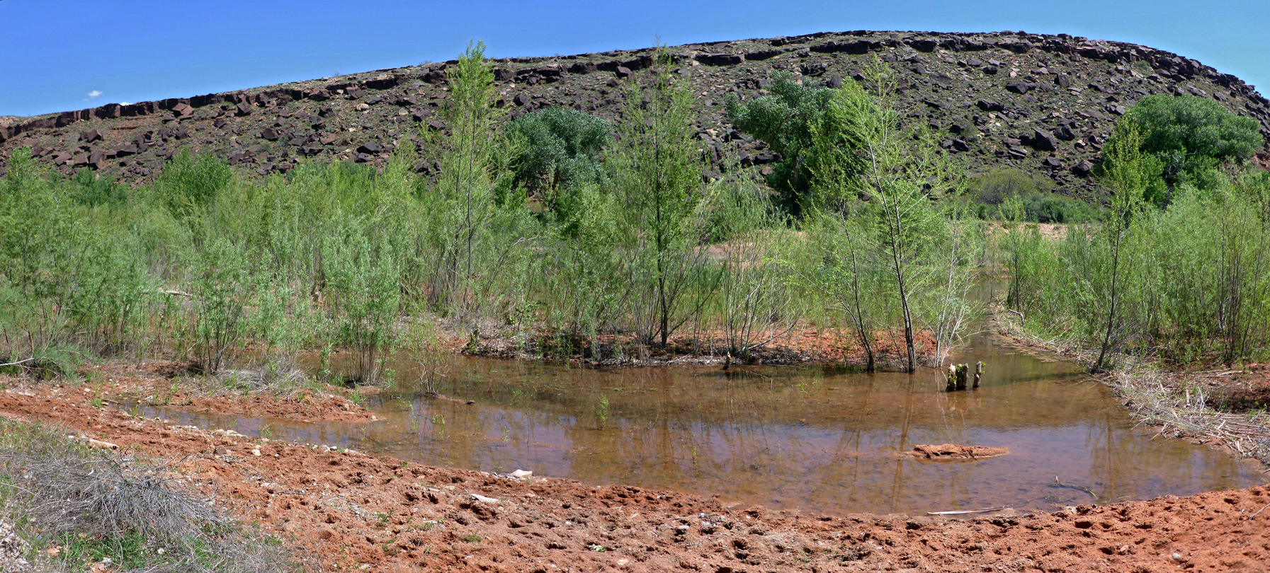 Sand beside the river