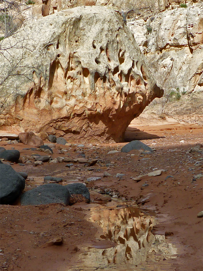 Eroded sandstone