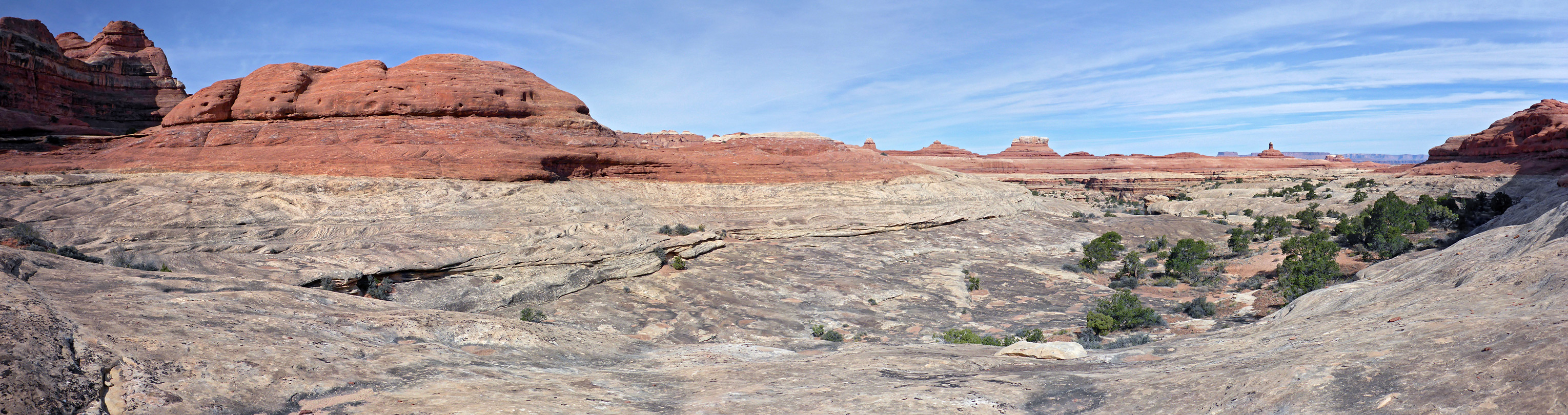 Slickrock above Squaw Canyon