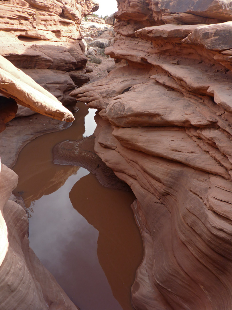 Layered sandstone