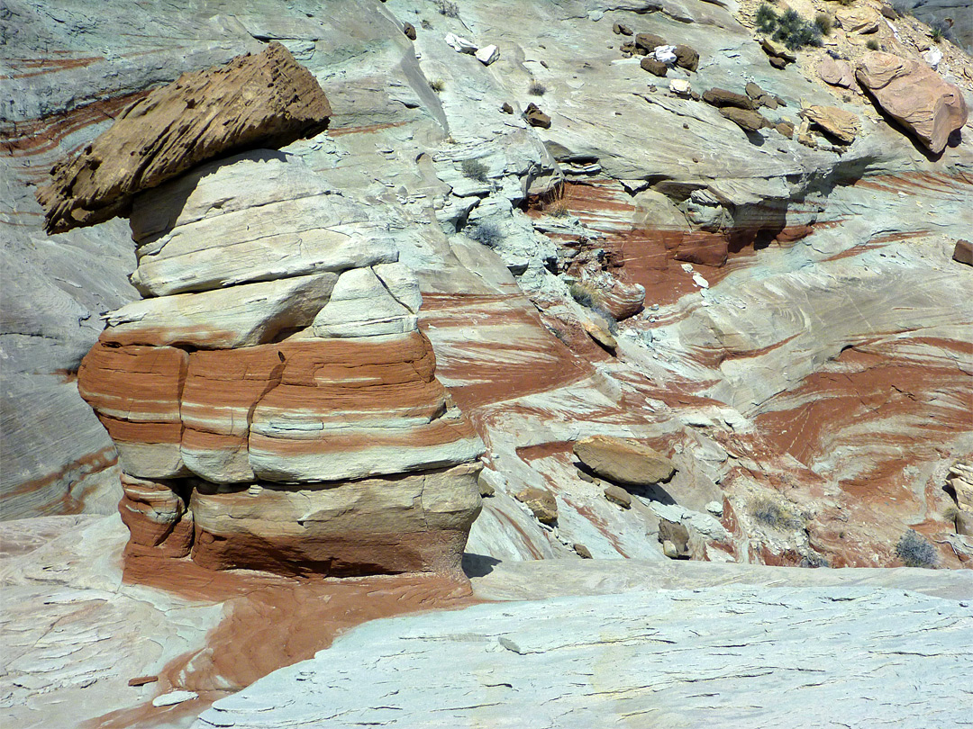 Stripy sandstone