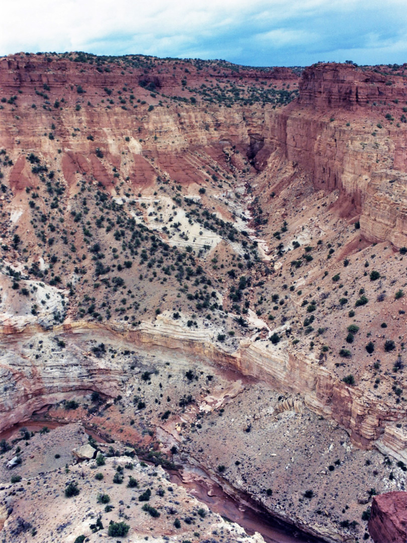 Sulphur Creek - view north