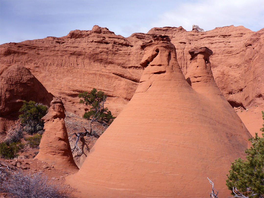 Three tepees