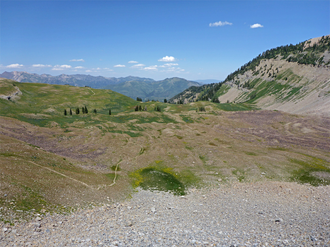 Path across Timpanogos Basin