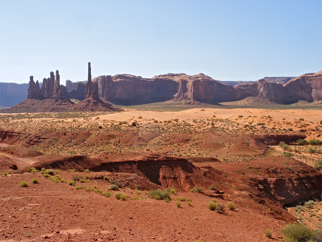 Wide view towards Totem Pole