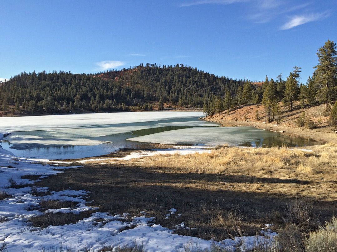 Ice on Tropic Reservoir